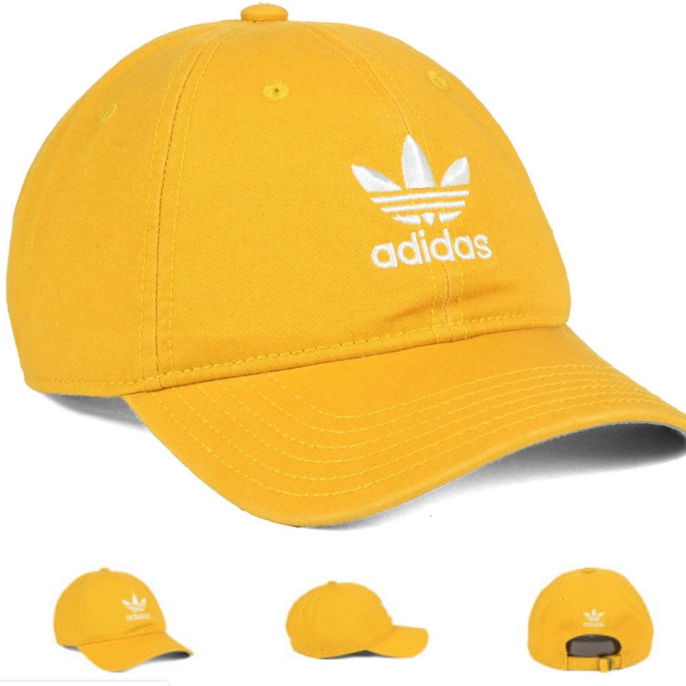 Adidas Yellow Baseball Hat